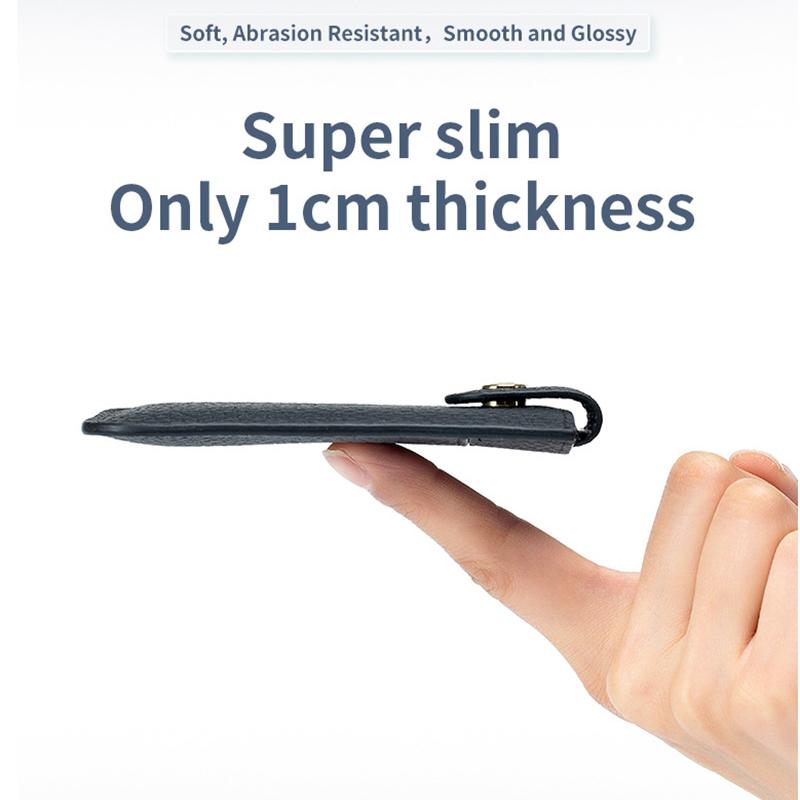 Fashion Lady RFID Antykradzieżowy Szczotka Etui na Karty Kredytowe Portfel Kreatywny Rysuj Klamrę Etui Mini Prostota Etui na Karty Kieszonkowe Damskie Przenośne Cienkie Etui na Karty