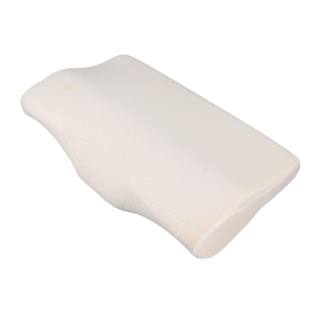 Memory Foam Pillow White Breathable Ergonomic Design Slow Rebound Foam Cervical Pillow for Sleeping Bedroom