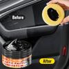 Car Plastic Repair Wax for Scratch Repair On Bumpers and Interiors, Enhances Plastics and Prevents Aging
