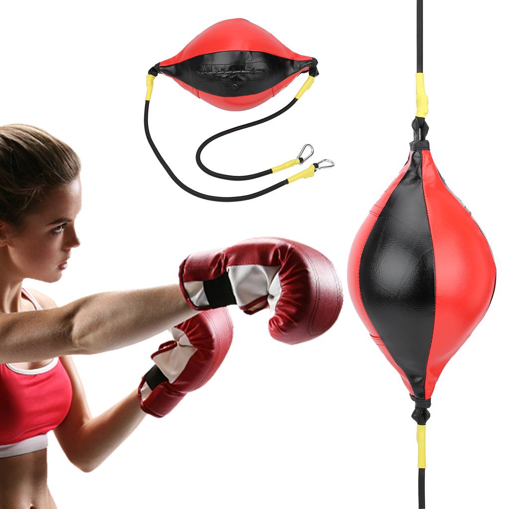 Boxing Ball Hanging Fighting Response Elasticity Sports Training Ball Exercise Equipmentblack red