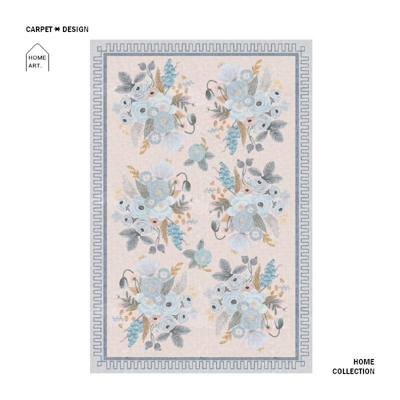 European Vintage Carpet Non-slip Ethnic Rugs for Living Room Bedroom Large Area Lounge Rug Home Decoration