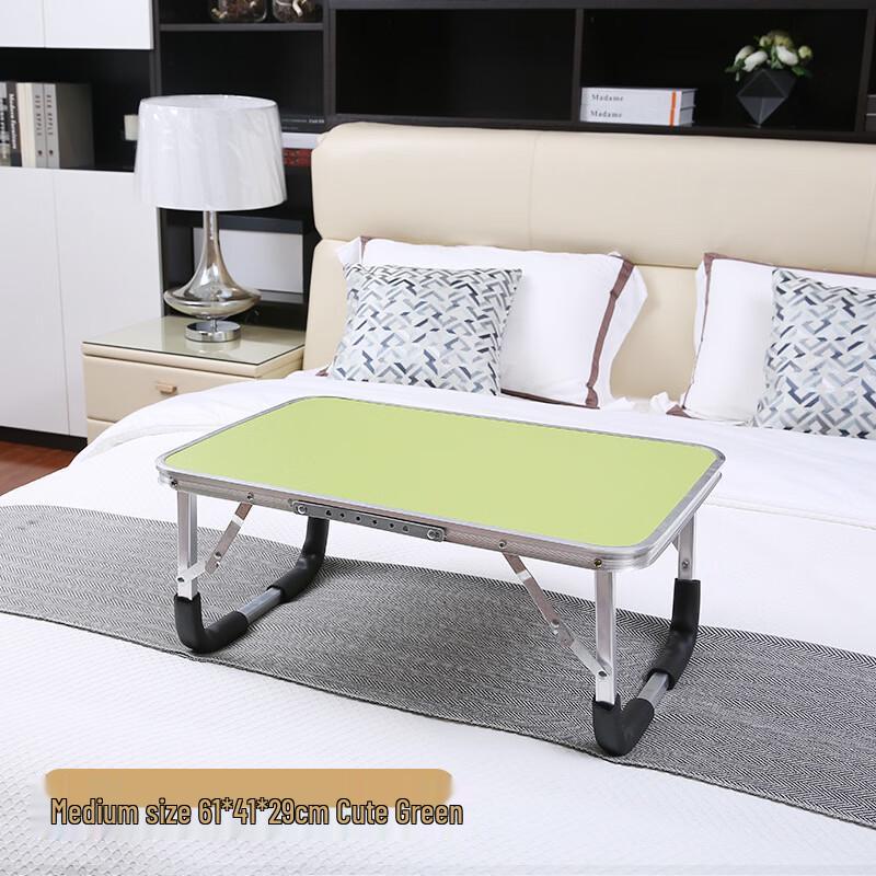 ZISIZ Aluminum Alloy Foldable Laptop Bed Desk