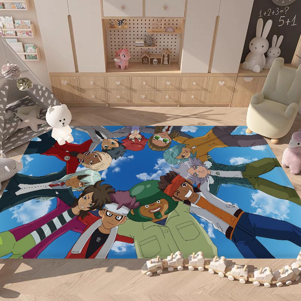 Inazuma Eleven Hallway Carpet Washable Non-Slip Living Room Sofa Chairs Area Mat Kitchen Doormat Area Rug