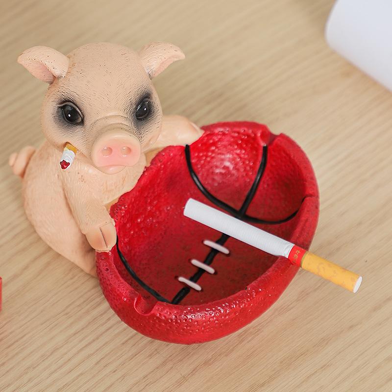Creative Puppy Cat Dog Ashtray, Anti Fly Ash Ashtray, Home Living Room Office Funny Ashtray, Birthday Gift for Boyfriend