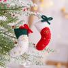Christmas Tree Decoration 2025 Felt Christmas Tree Pendant Xmas Stockings Santa Claus Snowflakes For Home Natal Decor