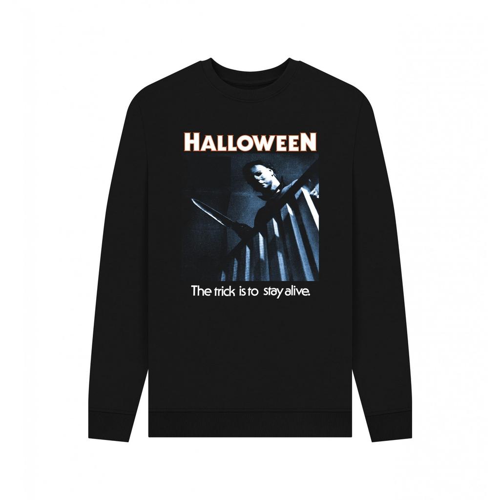 Halloween Unisex Adult Trick To Stay Alive Sweatshirt