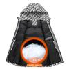 Mens Striped Puffer Vest Trendy Thick Warm Cotton Blend Sleeveless Jacket Casual Wear