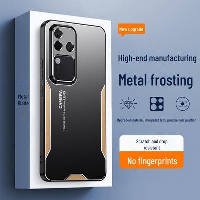 Metal Frosted Protective Cover for Vivos18pro, S17e, S16, S15 Full Shell with Lens