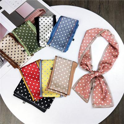 Pingjiao New Style Spring And Autumn Professional Decoration Versatile Small Silk Scarf Women'S Scarf Narrow Long Hair Strap Tie Bag Belt