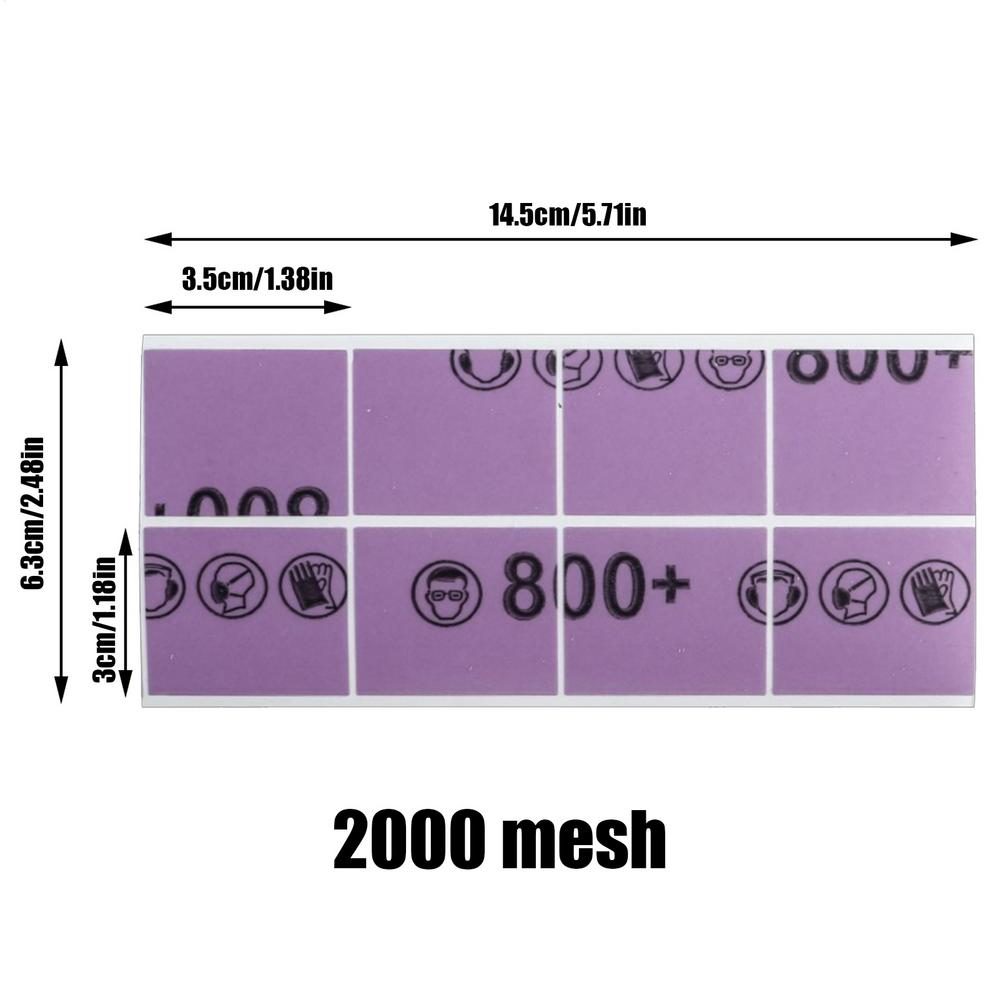 

Автомобильная наждачная бумага Водостойкая наждачная бумага 72 листа Зернистость 800 Тканевый шлифовальный круг Для мебели Шкафов Поделок Ремонта Покраски Фары