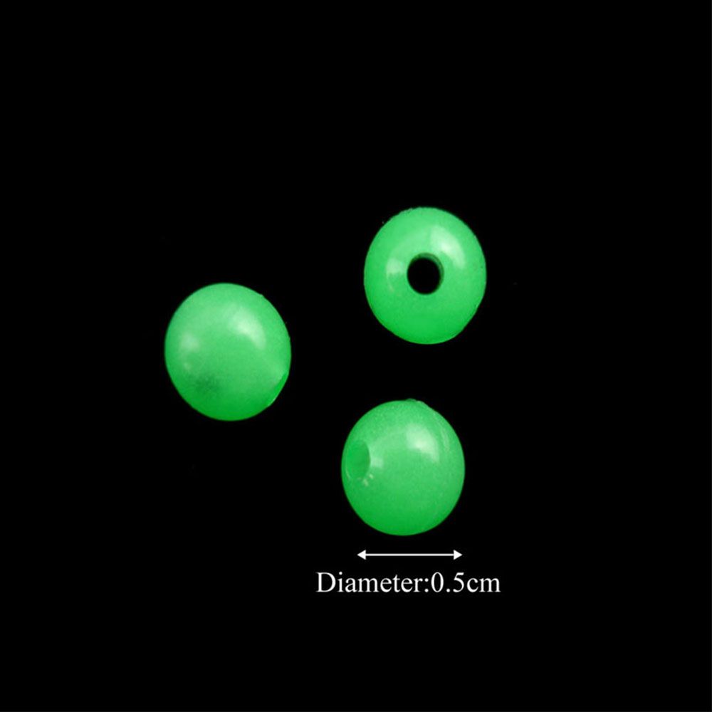5mm Sea Fishing Luminous Tool Fishing Accessories Fishing Beads Float Tackles Glow Rig Beads