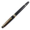Great MONTBLANC Fountain Pen Meisterstück Classic White Star Black 14K Mens Used