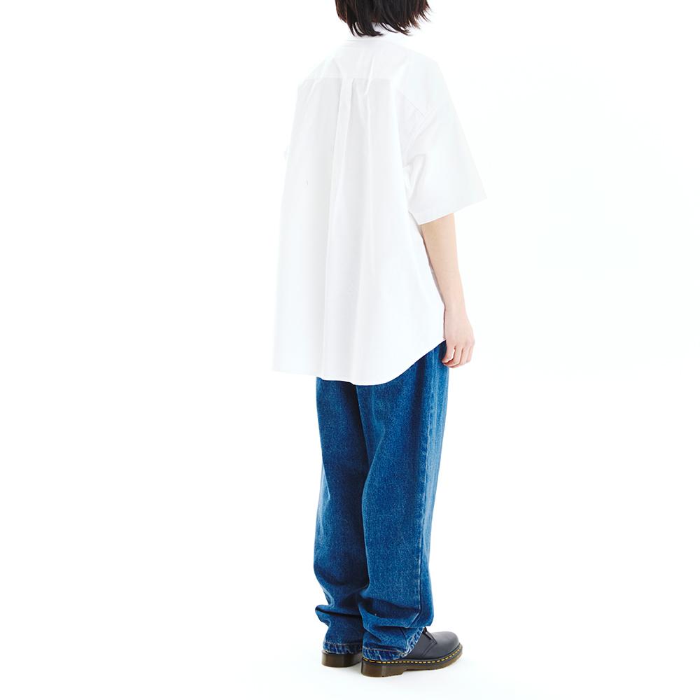 MAHAGRID Mgd Logo Half Sleeve Shirt White(Mg2Cmmw340A)