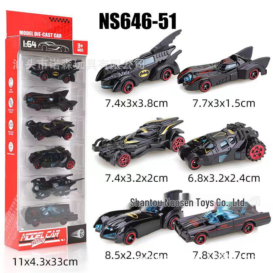 1:64 Alloy Toy Car Racing & Police Model Set for Kids