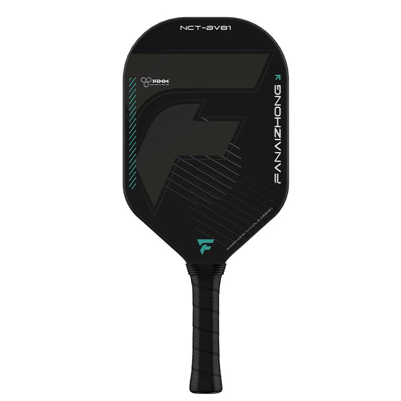 

Карбоновая бесшумная цельная соревновательная пиклбольная ракетка 14 мм Noise Reduction, Sweet Spot Intact