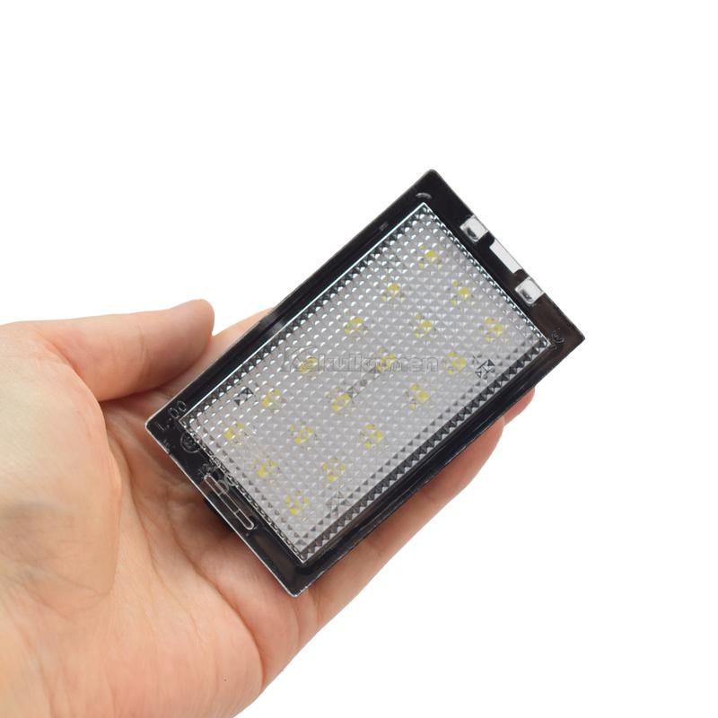 LED Number Plate Lights Rear License Plate Lamp For Land Rover Discovery 3 2005-2009 Freelander 2 LR2 Rang Rover Sport L320