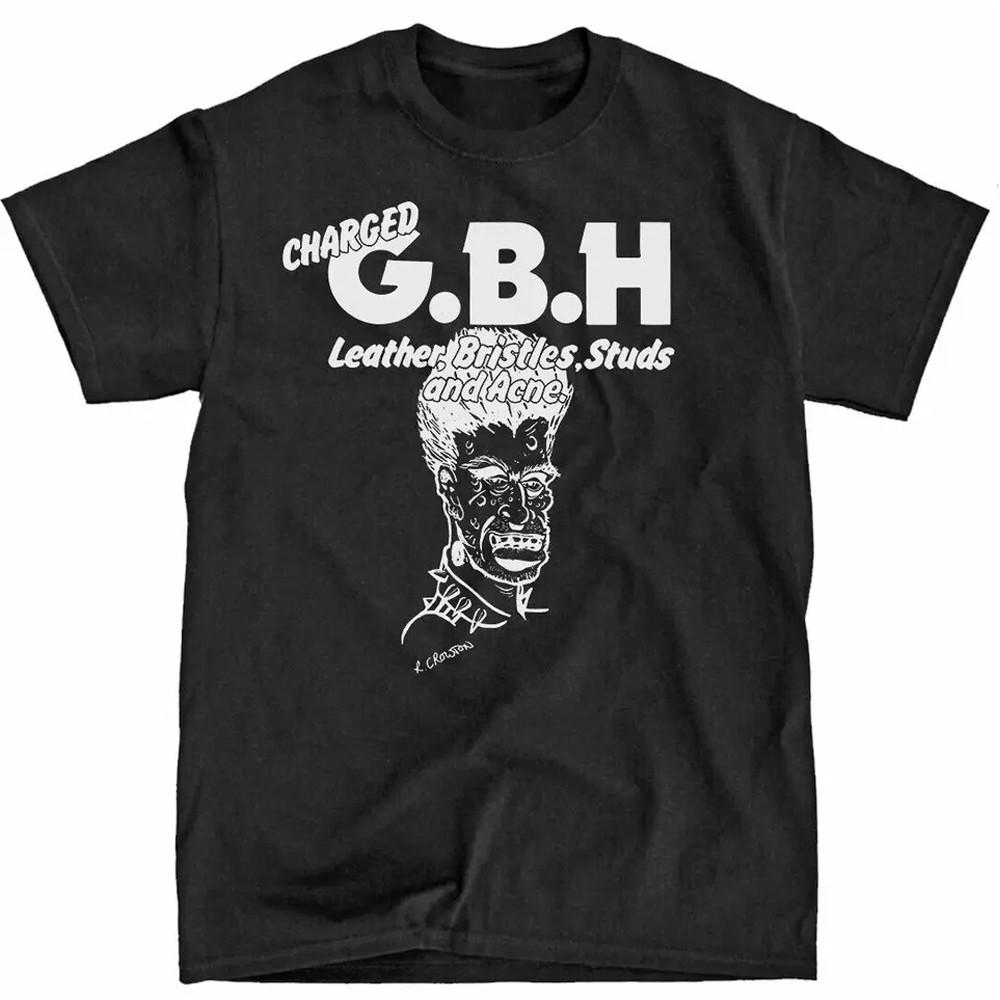 Seltenes geladenes GBH Band Geschenk für Fans Schwarz Alle Größen Unisex T-Shirt S-5XL ad25 L white
