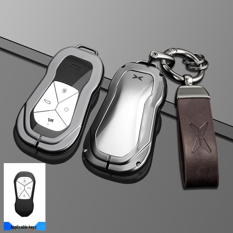 Xiaopeng 2022 Model Key Cover for P7/P5 & 2021 G3/G3i - Unisex Key Protection with Shell & Buckle