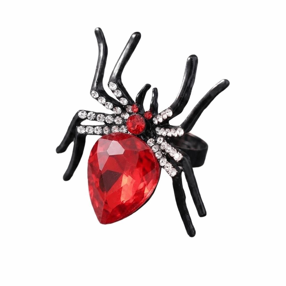 Insects Spider Ring Animal Finger Ring Hip Hop Open Ring  Men