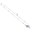 Blue Eye Anklet Evil Eye Comfortable Cute Lucky Moon Fatima Hand Tassel Foot Chain for Women Parties