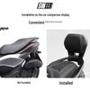 Passt für 25 Yamaha NMAX155 Modelle: Verbesserte Aluminiumlegierung Bequeme Rückenlehne