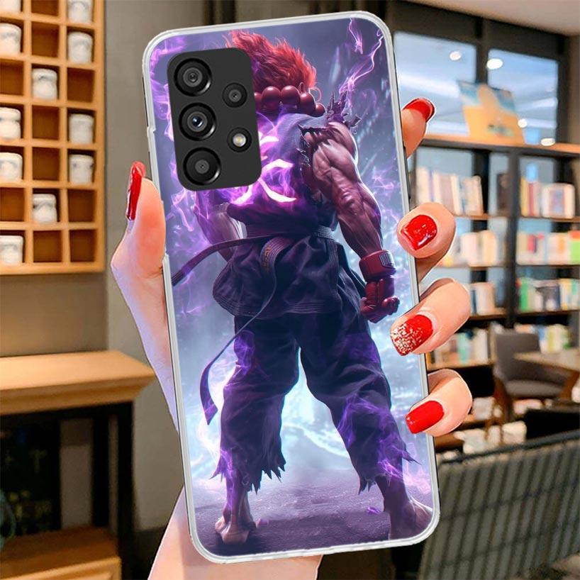 Game S-Street F-FighterS Phone Case For Samsung Galaxy A12 A22 A32 A52 A72 A02S Phone Case Note 20 Ultra 10 S10 Plus A51 A71 A50