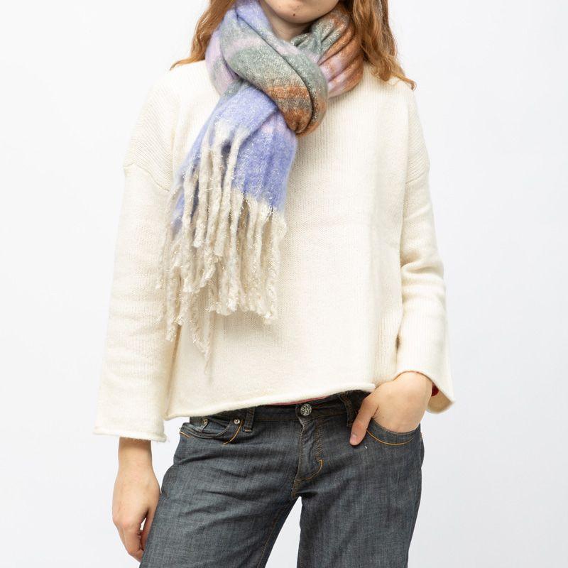 Echarpe épaisse 50x200cm à rayures Mixte MANOUKIAN