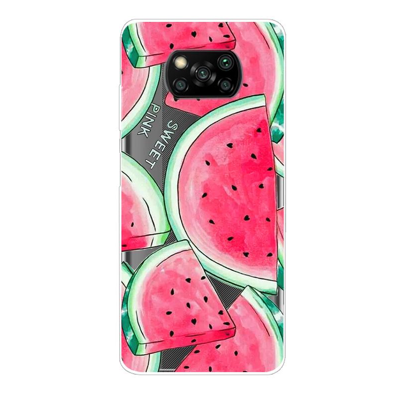 For Xiaomi Poco X3 NFC Case TPU Silicone Soft Cartoon Clear Case for Poco X3 Pro Phone Cover PocoX3 Pro Global Transparent Coque