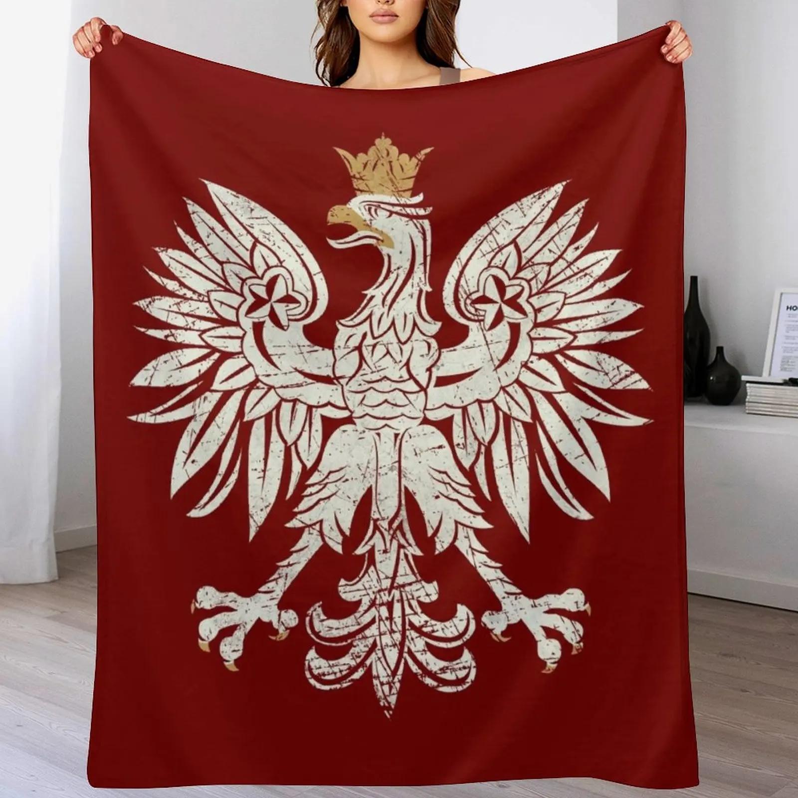 

Polish Eagle Shield V01 Throw Blanket Stylish Warm Blanket for Living Room Bedroom 102x76cm(40x30in)