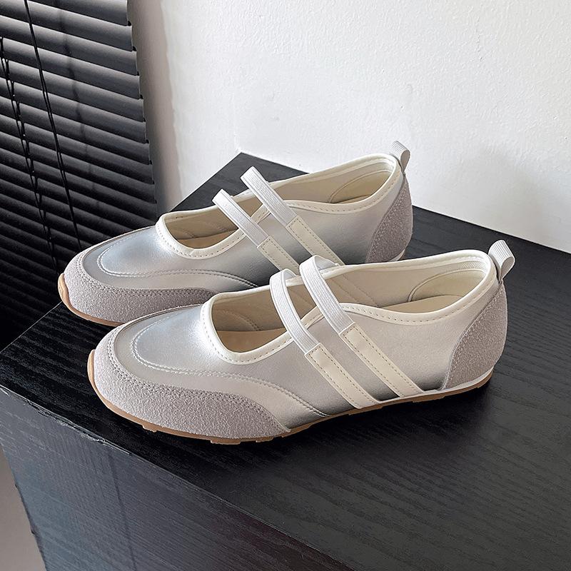 Flat red ballet Mary Jane single shoes women's shoes 2025 spring and summer new casual versatile shoes