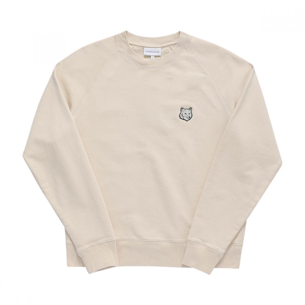 MaiSon KitSune Mm00304km0001 P205 Bold Fox Head Patch Men S SweatShirt MM00304KM0001 P205 (S)