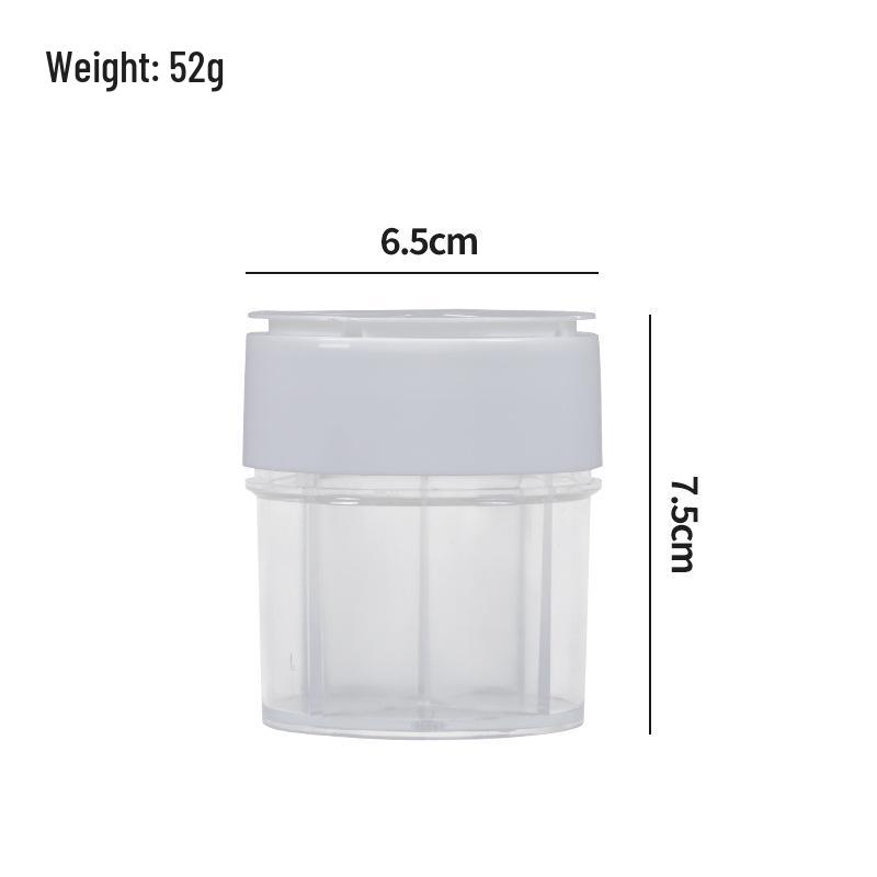 Four-Compartment Transparent Seasoning Box - Kitchen Storage Jar