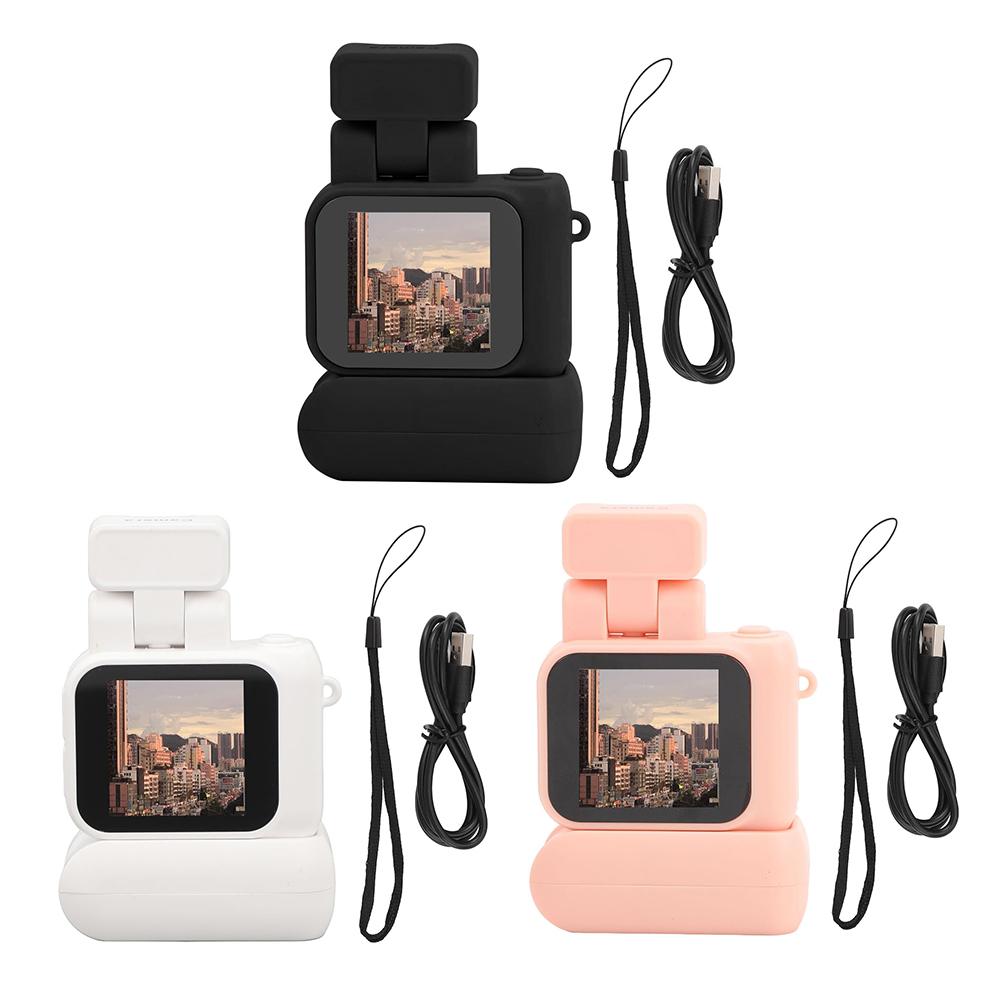 Mini Camera with Screen HD 1080p Retro Ultra Compact Camera with Flash Lamp and Battery Dock Digital Camera Small Camera