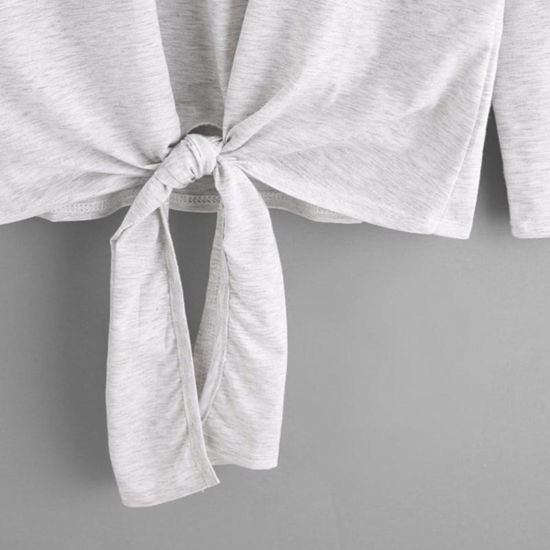 Premium Quality Women's Lace Stitching Round Neck Long Sleeve Leisure T Shirt