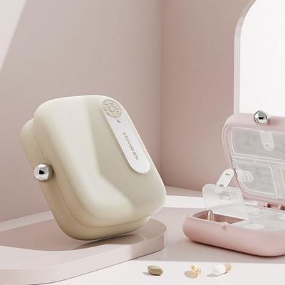 Jewelry Storage Box Mini 7 Grids Pill Box Sealed with Lids Weekly Pill Box Plastic Moisture-Proof Medicine Box Business Trips