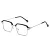 Anti-Blue Light Reading Glasses Fashion Classic Metal Half-frame Readers Eyewear Men Women Eye Protection Presbyopia Eyeglasses