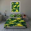 Bright, starburst, geometric Bedding Duvet cover sets Duvet covers Pillowcases gifts (1 * Duvet Cover 2 * Pillowcases, without duvet insert)