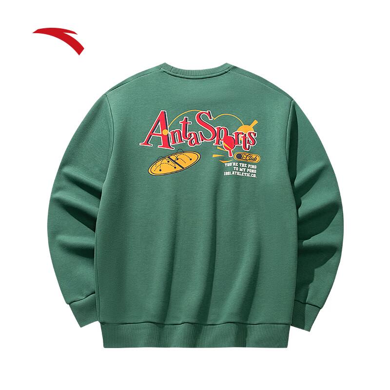 Anta Men's Trendy Round Neck Pullover Sweatshirt
