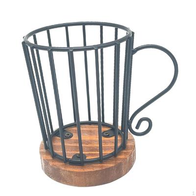 Coffee Holder Storage Container Metal Bar Accessories Rack
