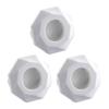 3pcs Elegant Color Overflows Hole Covers Home Accessory for Bathroom And Kitchen Supplies Sinks Simple Installion