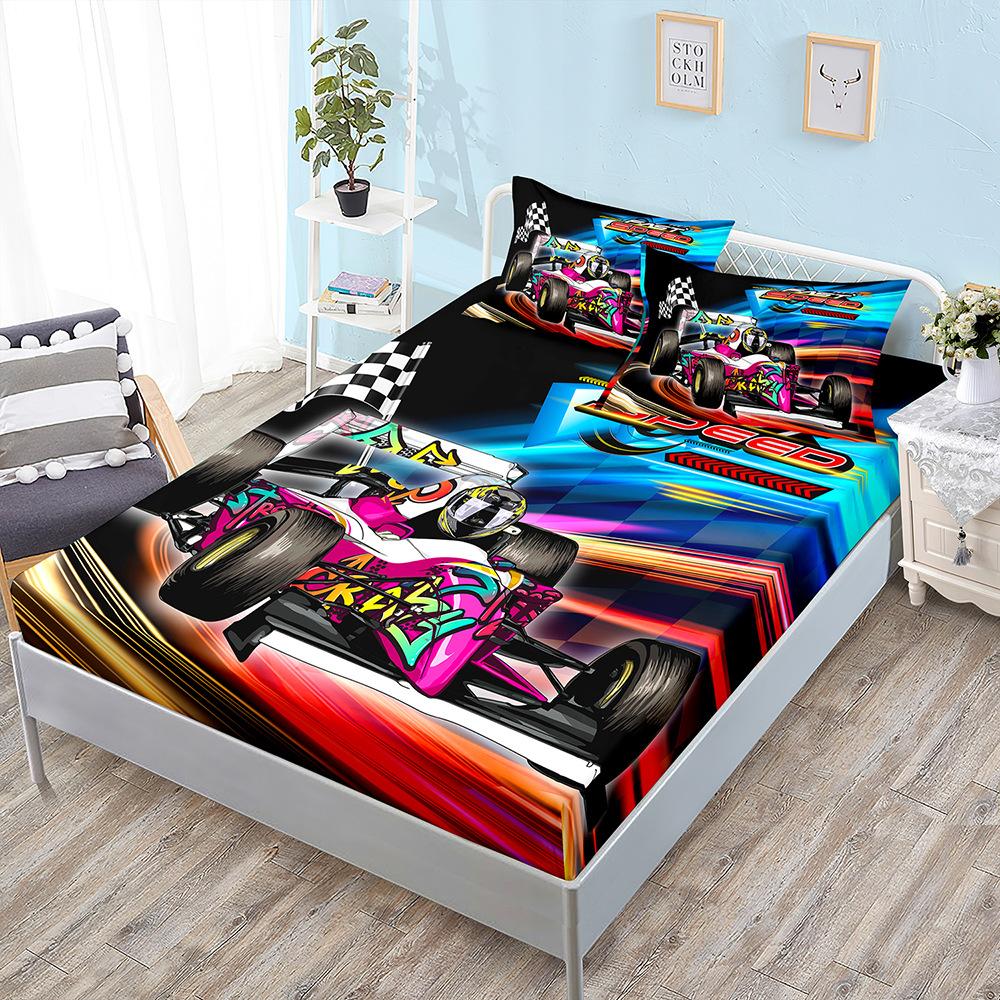 Three-Piece Car Racing Mattress, Mattress Cover, Four-Piece Mattress Protective Cover