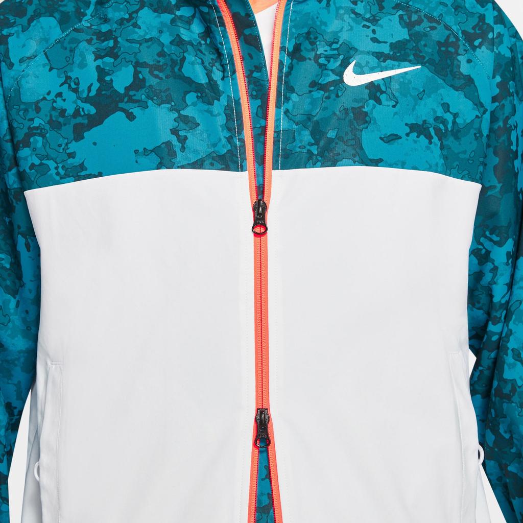 Nike Court Patchwork Tennis Jacket Men Outerwear Abyss-Green DA4063-301