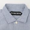 AUBERGE [Excellent Condition] CEZANNE Linen Double Pocket Long Sleeve Shirt/ tops 40 blueUsed