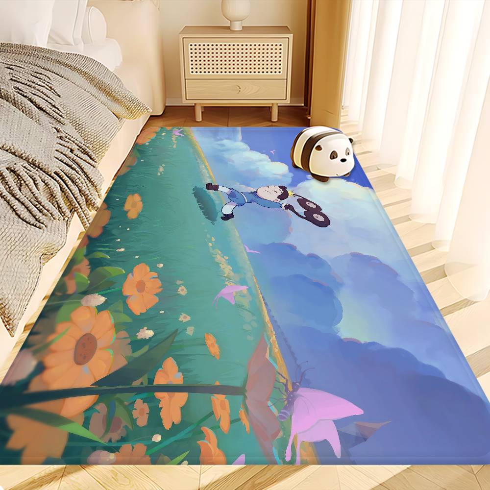 Anime R-Ranking of Kings Hallway Carpet INS Style Soft Bedroom Floor House Laundry Room Mat Anti-skid Bedside Area Rugs