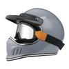 Retro-style full-face helmet for all seasons Motorcycle helmet Full-face bicycle helmet DOT