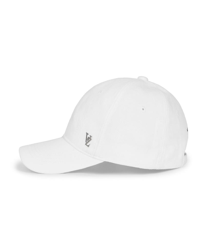 Bajal Vz Minimal Studded Ball Cap White