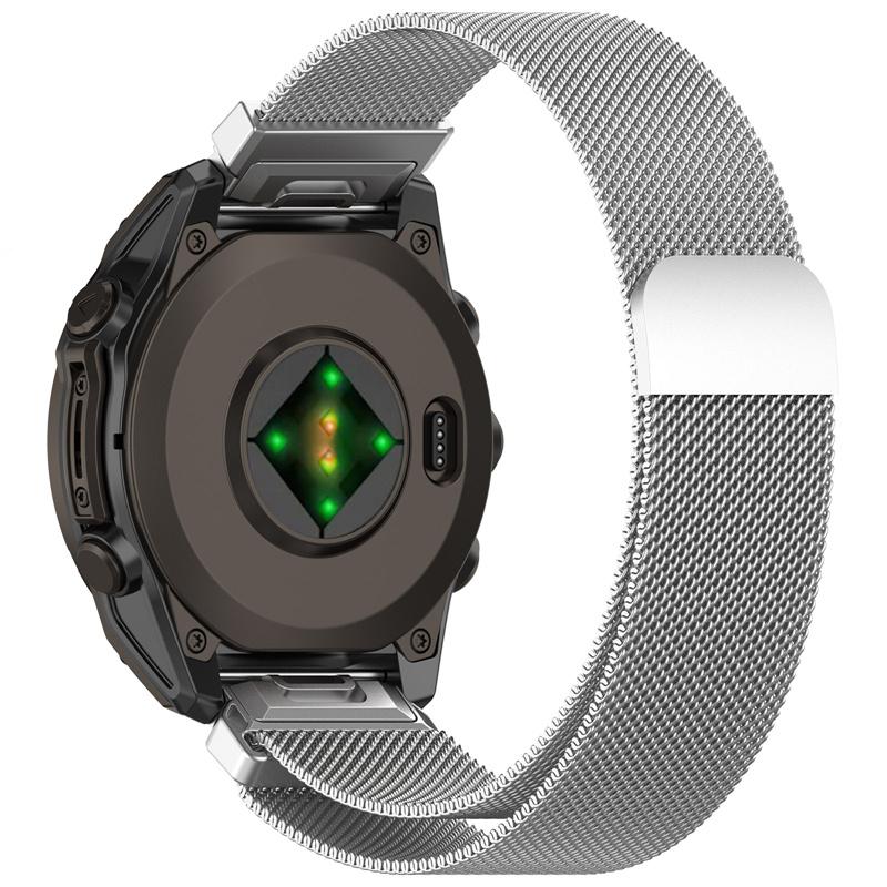Correa de Acero Milanesa de 20 22 26 mm Para Garmin Fenix 7X 7 7S 6X 6 6S Pro 5 5X Plus 8 43 47 51 Tactix 7 Epix Pro Banda Quickfit