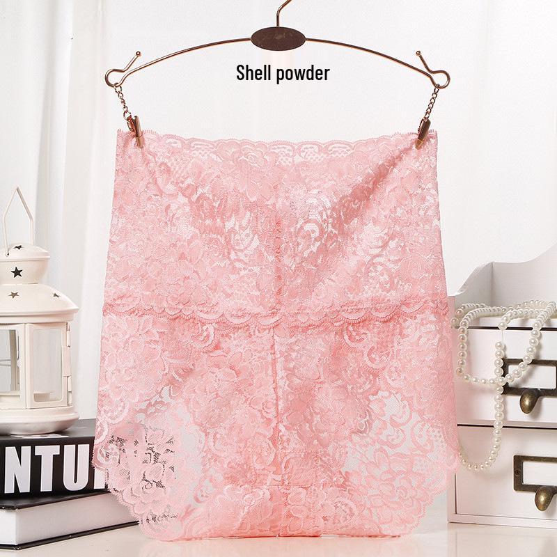 Plus Size Sexy Lace High-Waisted Women's Breathable Panties