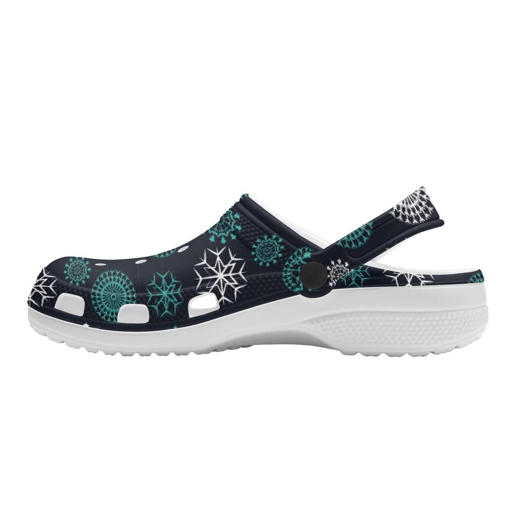 Unisex EVA Water Clogs Fashion Printed Soft Comfort Soft Slip On Water Friendly Shower Pool Beach Bathroom Daily Shoes Beach Wear