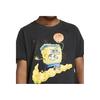 Nike Cartoon SpongeBob Print Casual Short Sleeve T-Shirt Kids Tops Black CQ3859-010